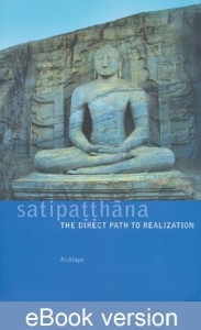 Satipatthana The Direct Path to Realization DRM-free eBook (epub and mobi formats) by Anālayo